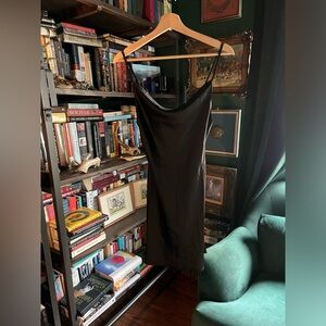 NWT UO black slip dress